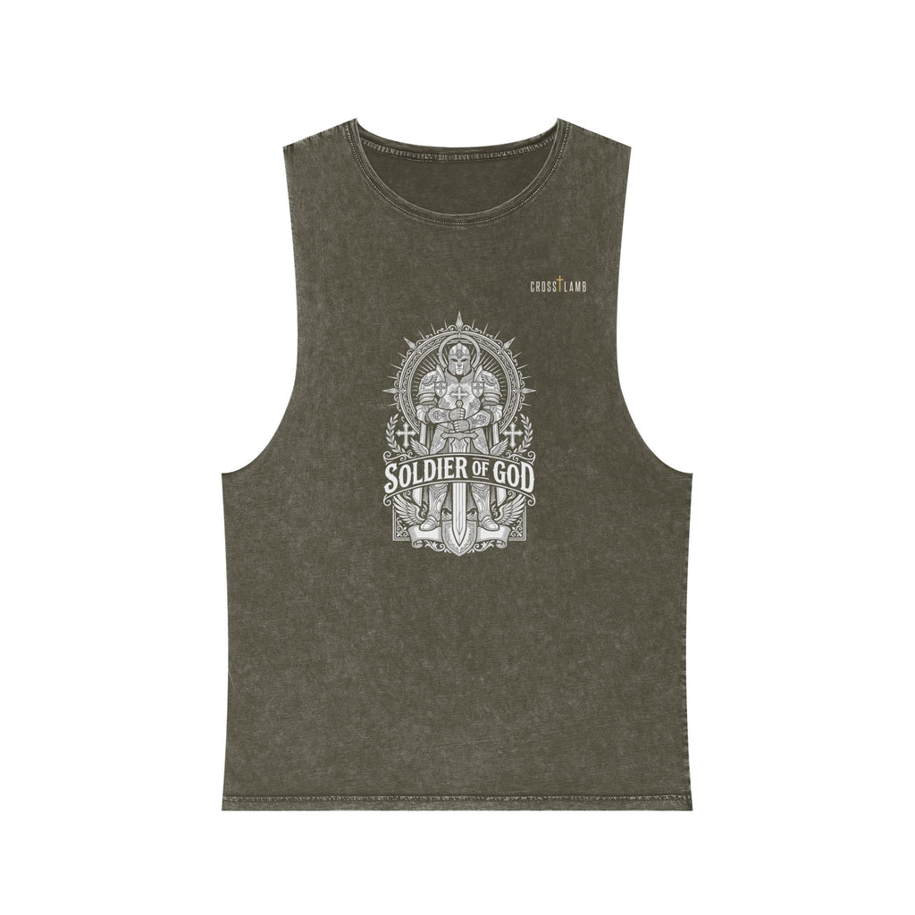 Unisex Stonewash Tank Top