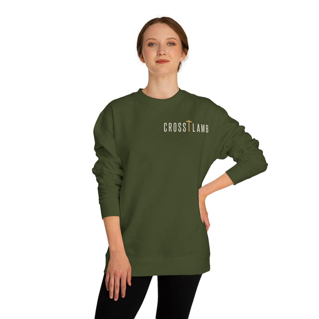 Unisex Crew Neck Sweatshirt,  John 3:16 Faithful Witness Crewneck