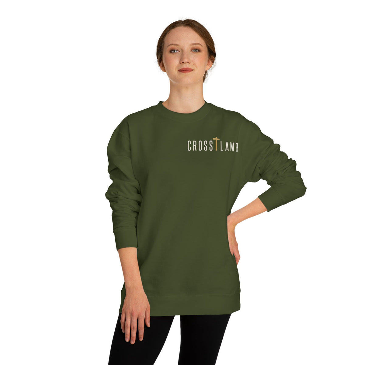 Unisex Crew Neck Sweatshirt,  John 3:16 Faithful Witness Crewneck