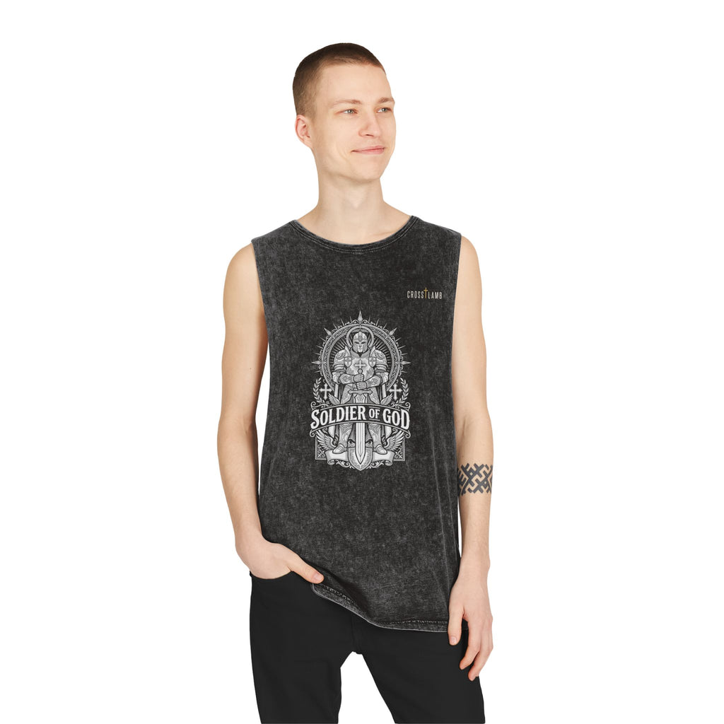 Unisex Stonewash Tank Top