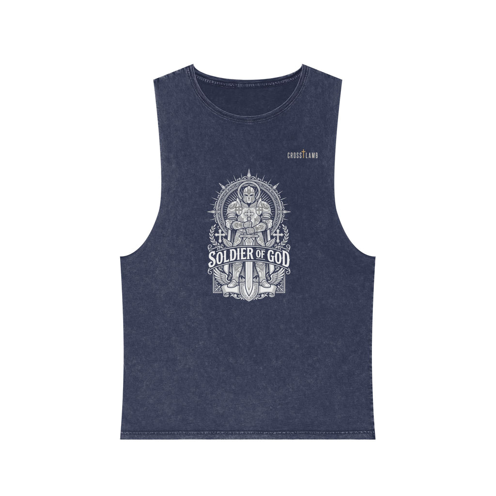 Unisex Stonewash Tank Top