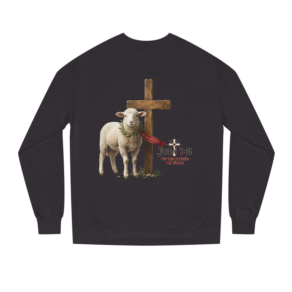 Unisex Crew Neck Sweatshirt,  John 3:16 Faithful Witness Crewneck