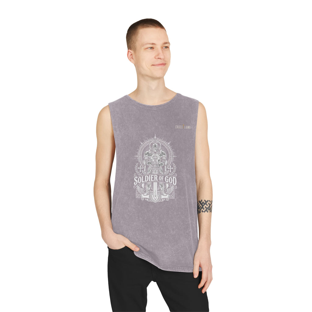 Unisex Stonewash Tank Top