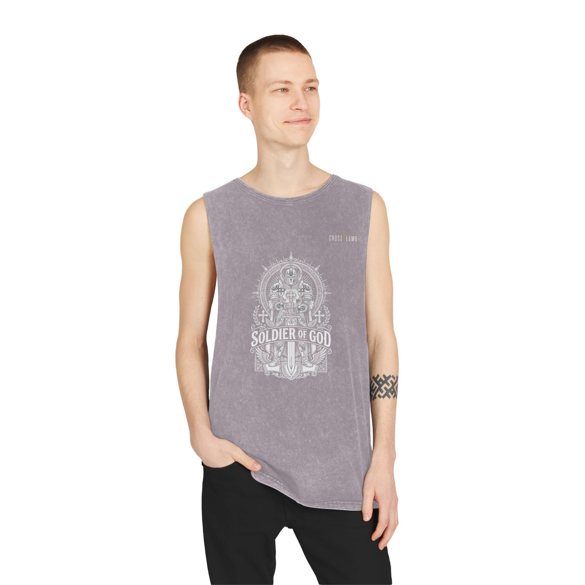 Unisex Stonewash Tank Top