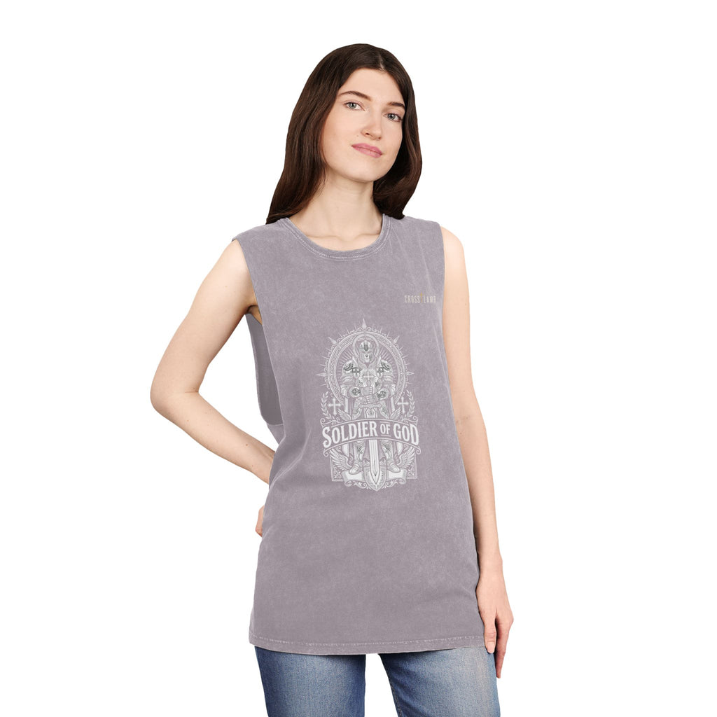 Unisex Stonewash Tank Top